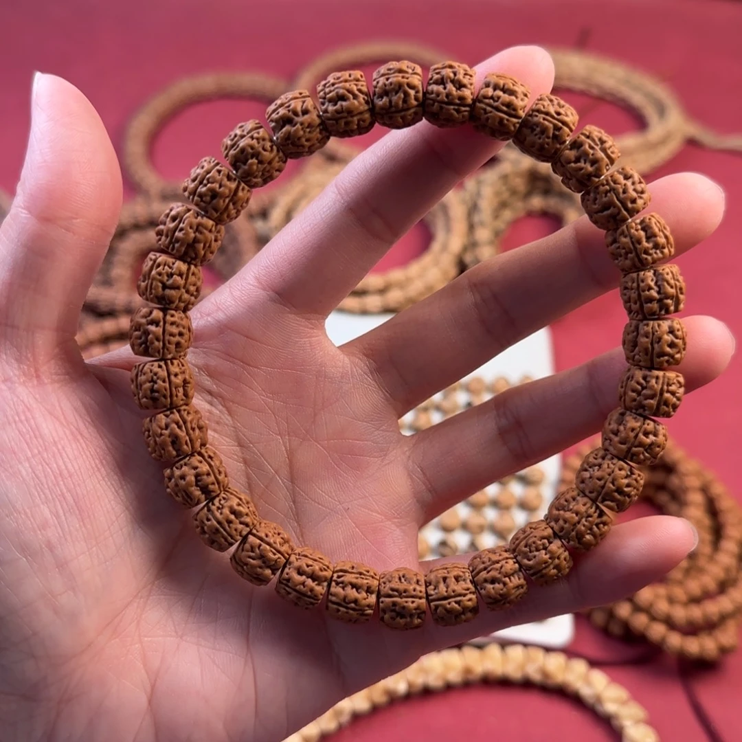 柏香籽/百香籽把件盘龙单穿