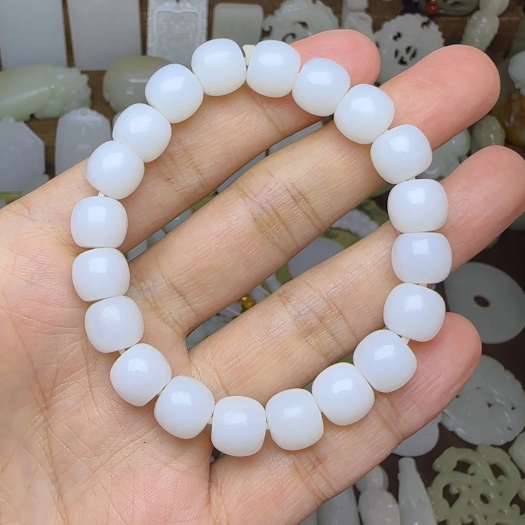 和田玉未镶嵌挂件卡10