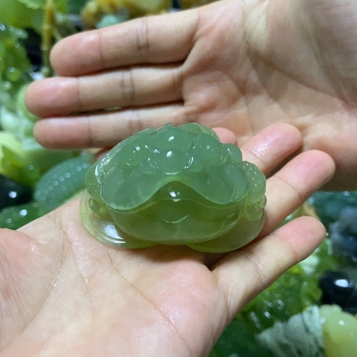 【闪购商品】未镶嵌蛇纹石玉把件