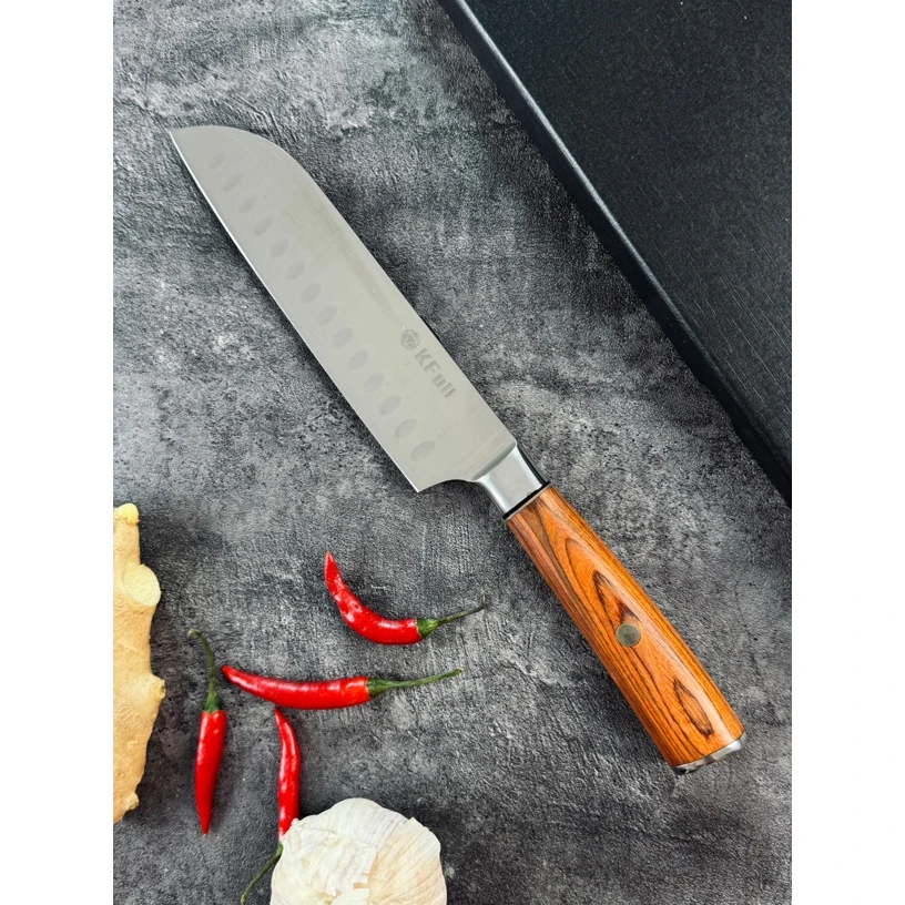 044微瑕疵山特维克三德刀家用锋利切肉刀具厨房厨师专用菜刀