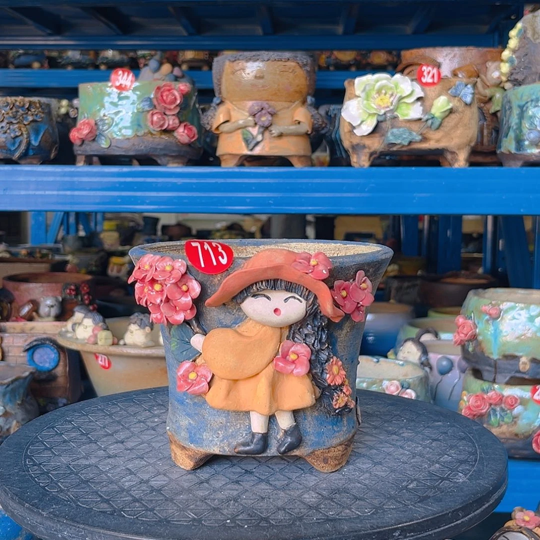 微瑕713 号陶然花器厂家直销