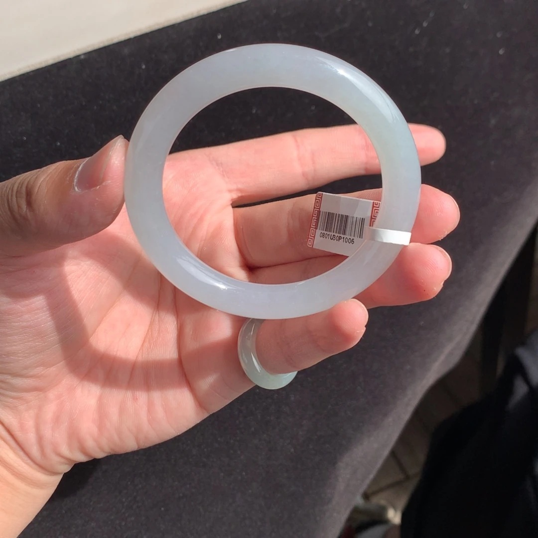 翡翠未镶嵌手镯15号51.5