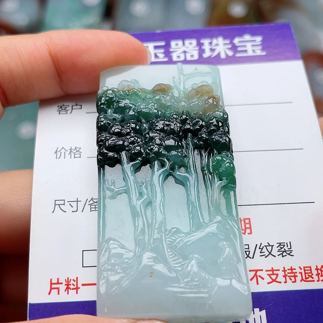 智***者定制翡翠未镶嵌翡翠