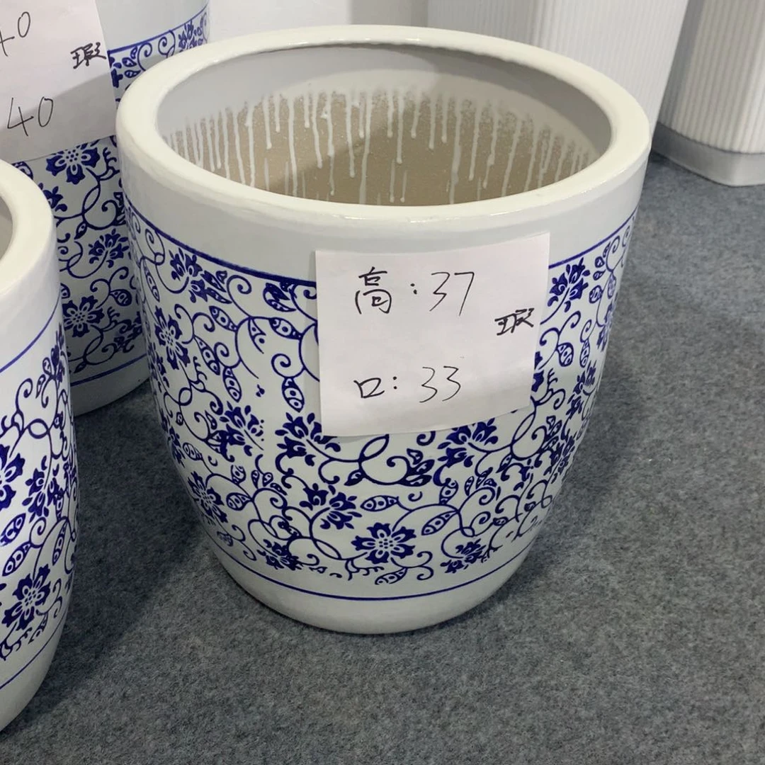 高温陶瓷花盆微瑕