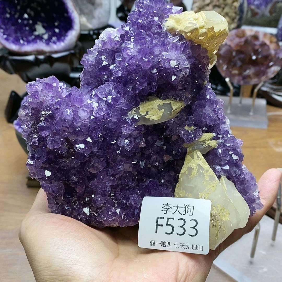 用***6紫晶大型摆件（非配饰）未镶嵌