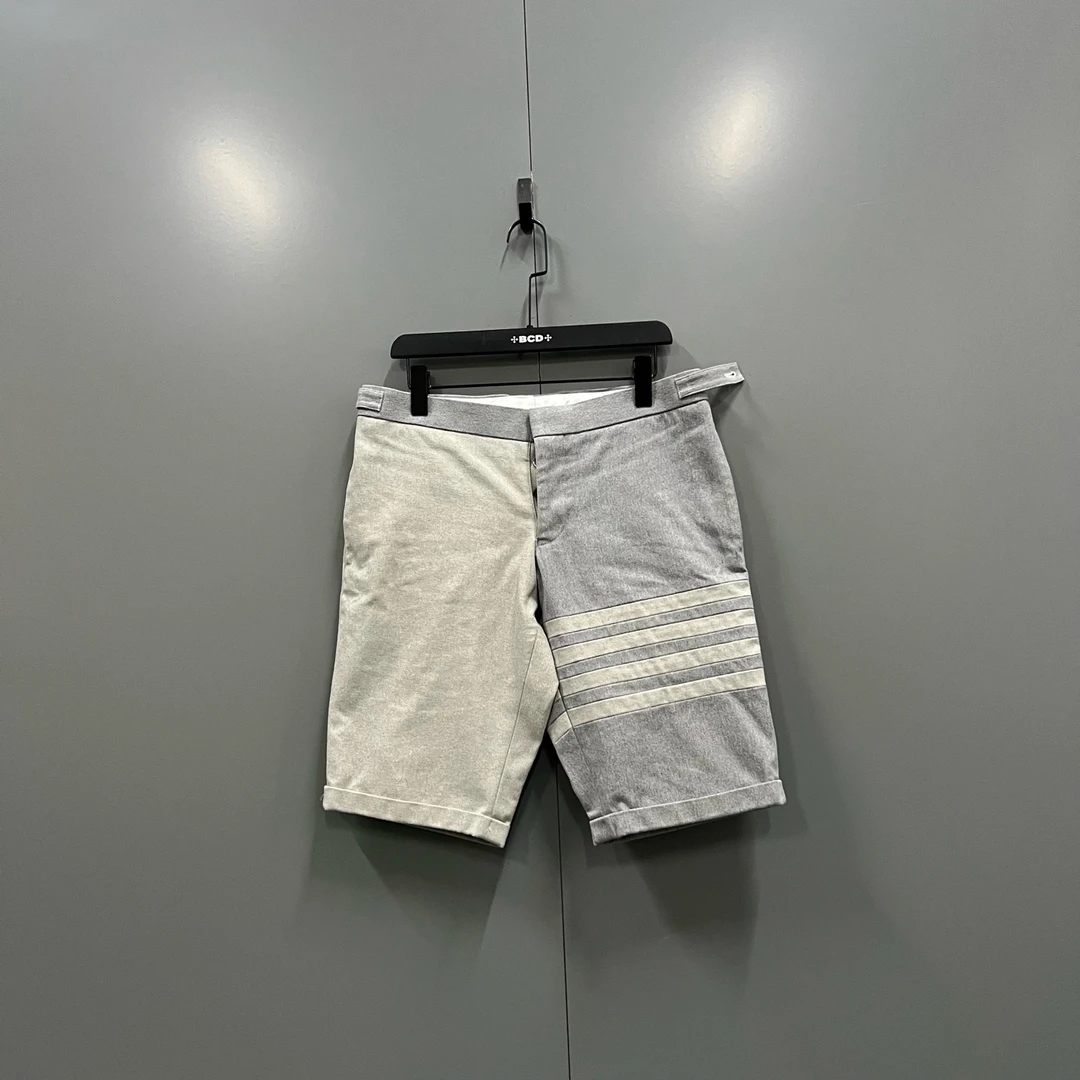 未使用 THOMBROWNE (ll) 拼接撞色条纹短裤 2码/018058
