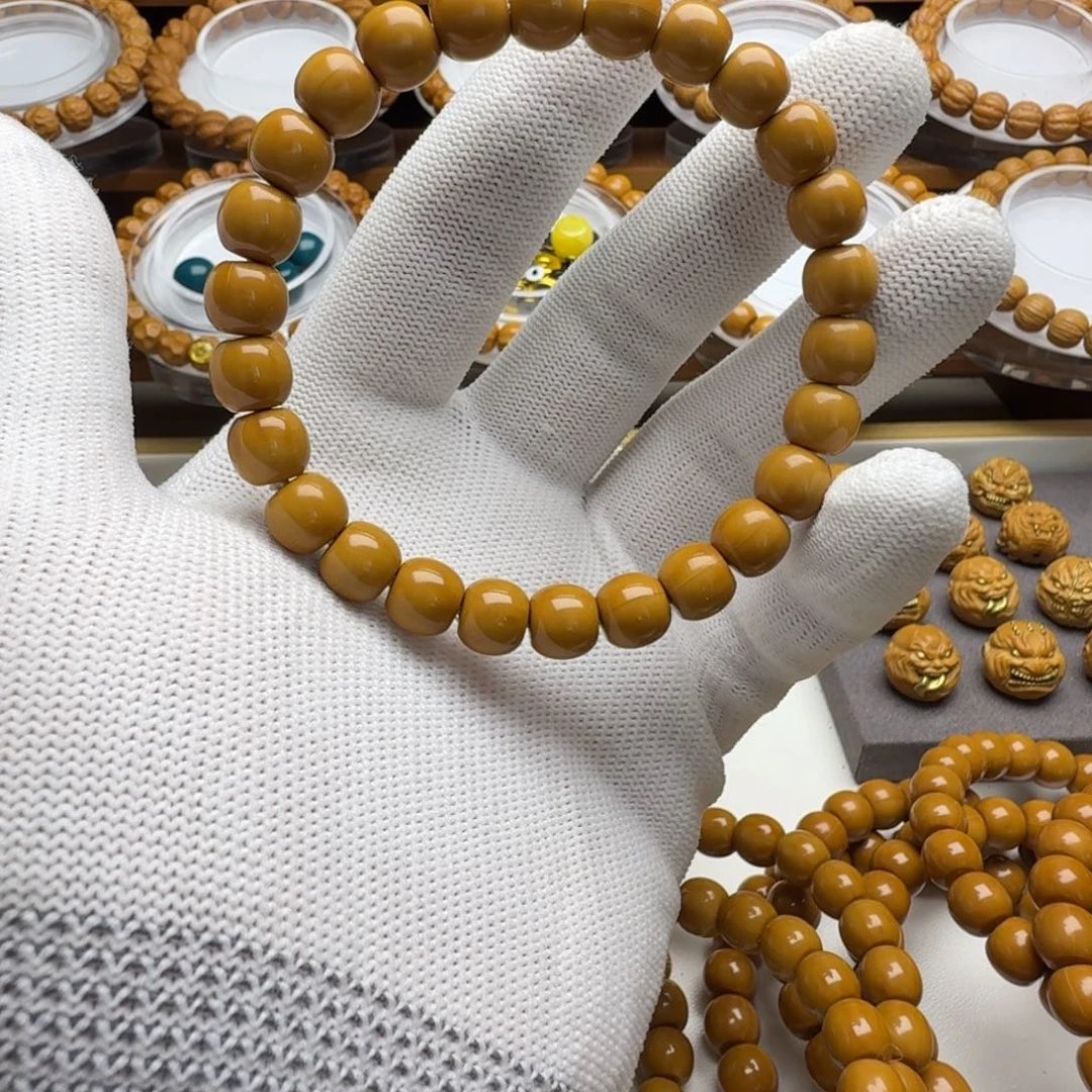 手串猴头核桃9.0mm老型素串