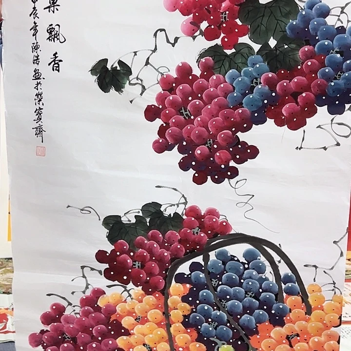 国画纯手绘作品欣赏分享图片