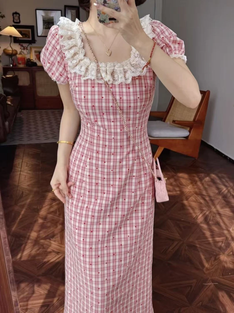 娟姐推荐601-700法式复古气质连衣裙