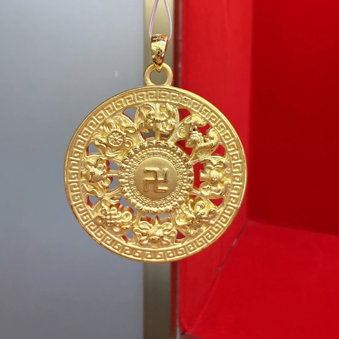 【莹莹专享】足金999投资金 八宝罗盘 GP 4.35 纳金添喜