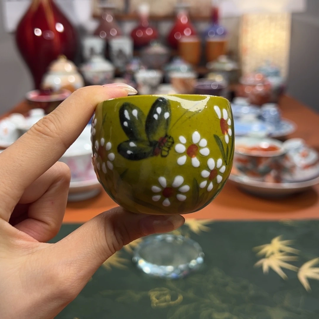 知冬煮雪手工手绘茶具单杯