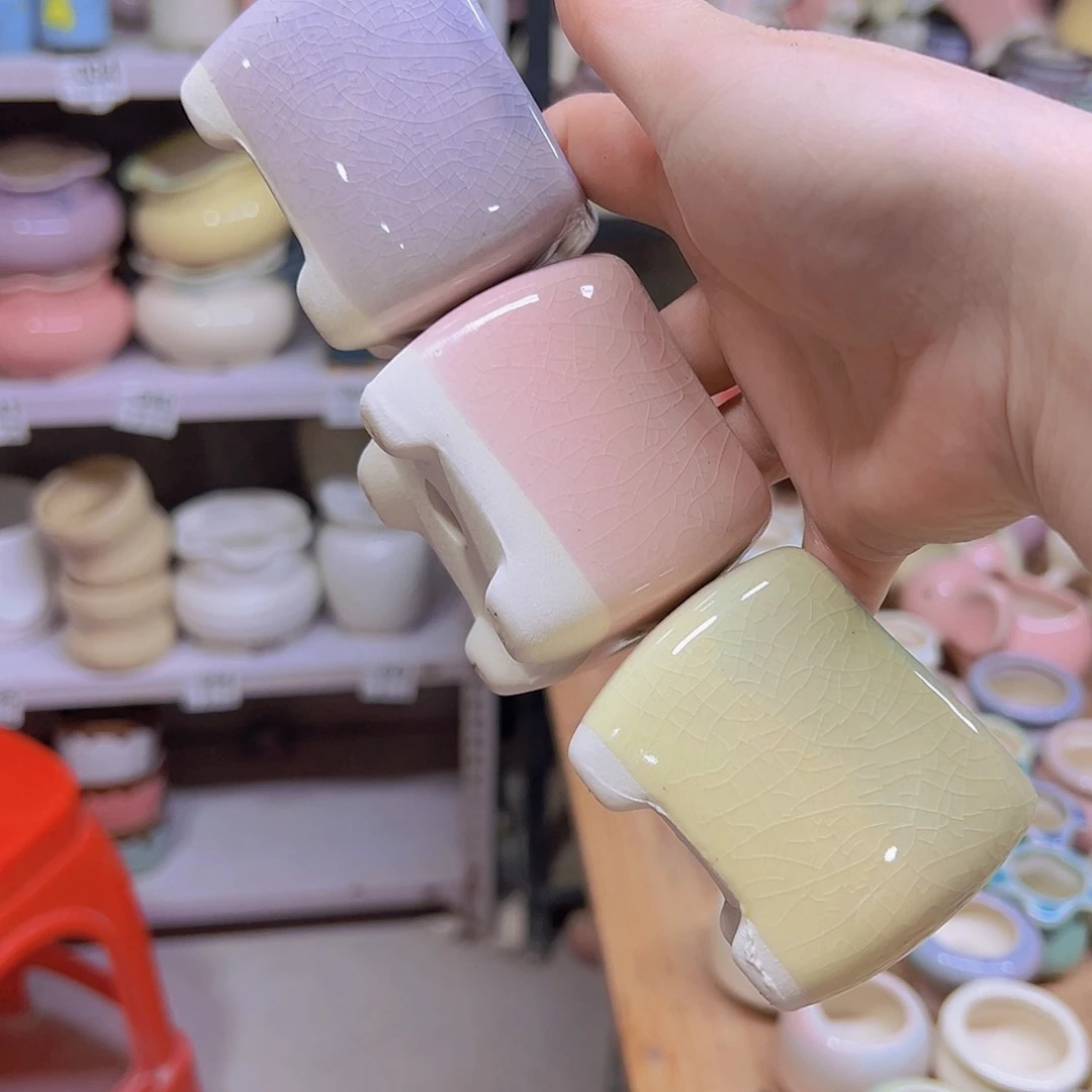 陶瓷花盆当场满12包邮