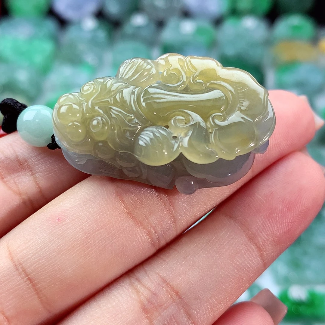 翡翠未镶嵌毛衣链翡翠