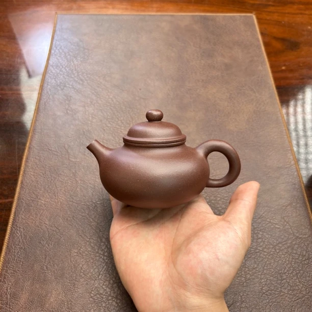 【小佘控品】范华英-容天 紫泥180cc 精工半手 紫砂壶