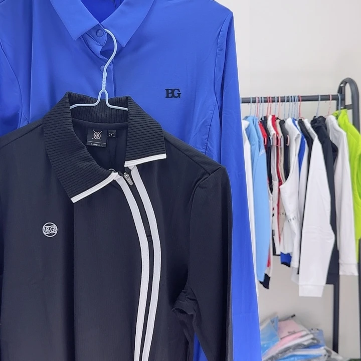 松***雪高尔夫上衣2件，24056黑色XXL，24065蓝色XXL