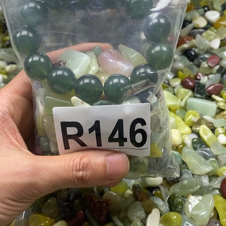 蛇纹石玉未镶嵌鱼缸石