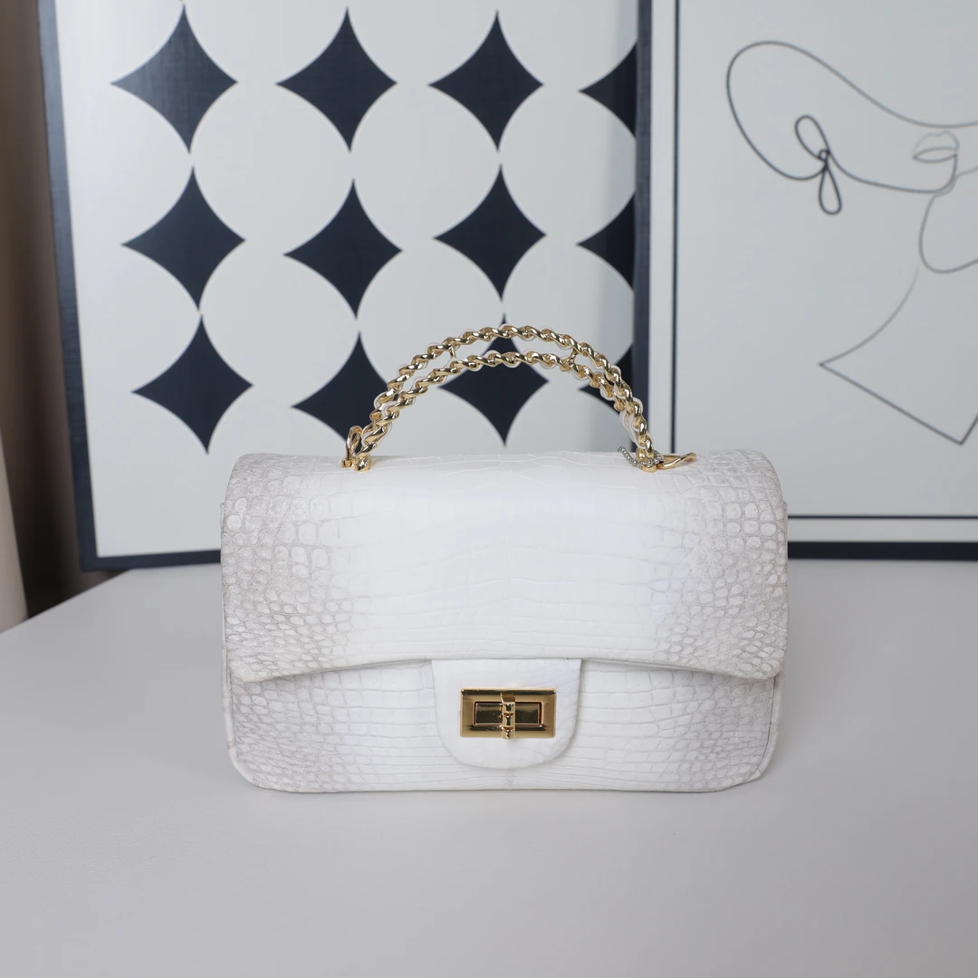 时代品牌高定真皮女包百搭手提包经典气质单肩斜跨包包M10535