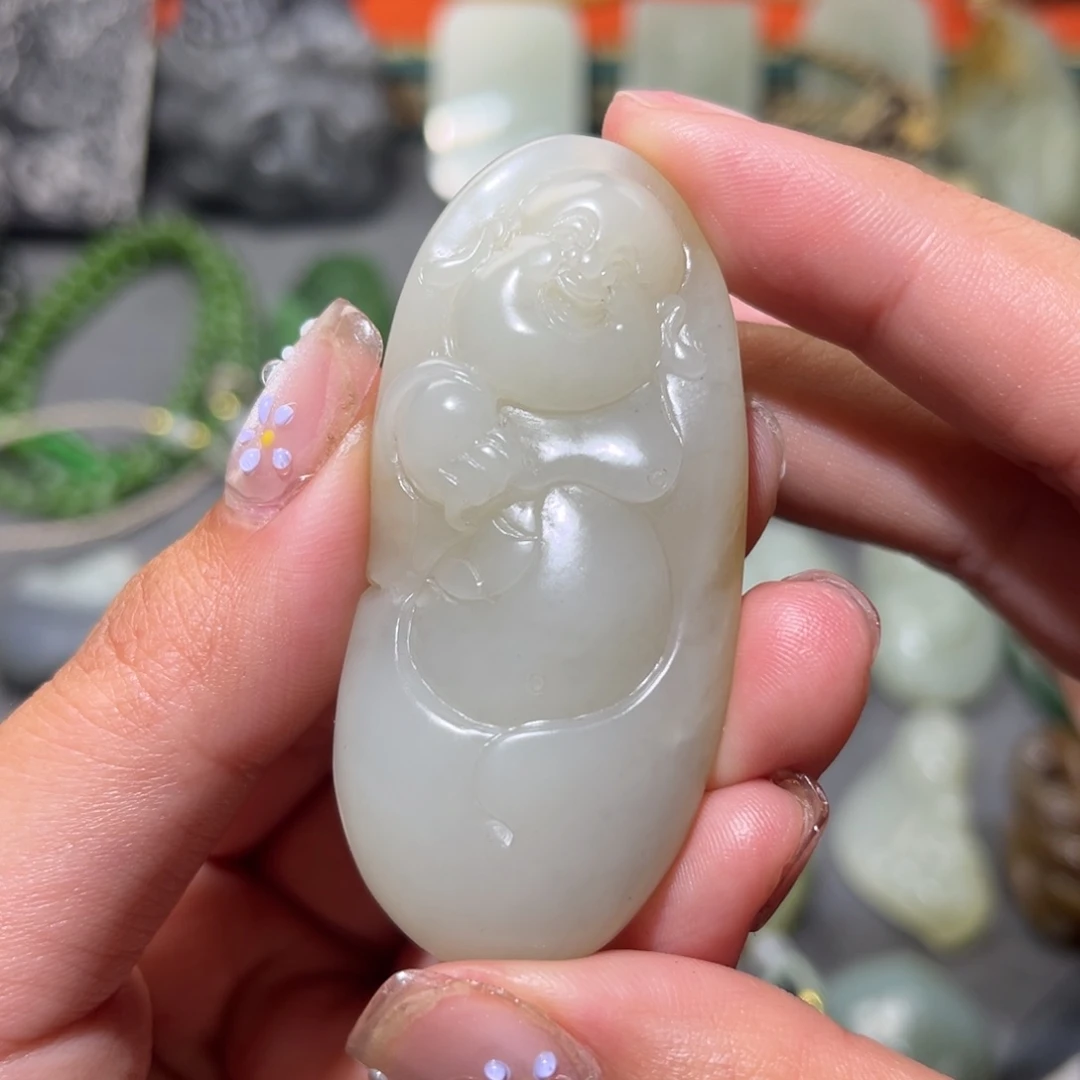 和田玉挂件未镶嵌