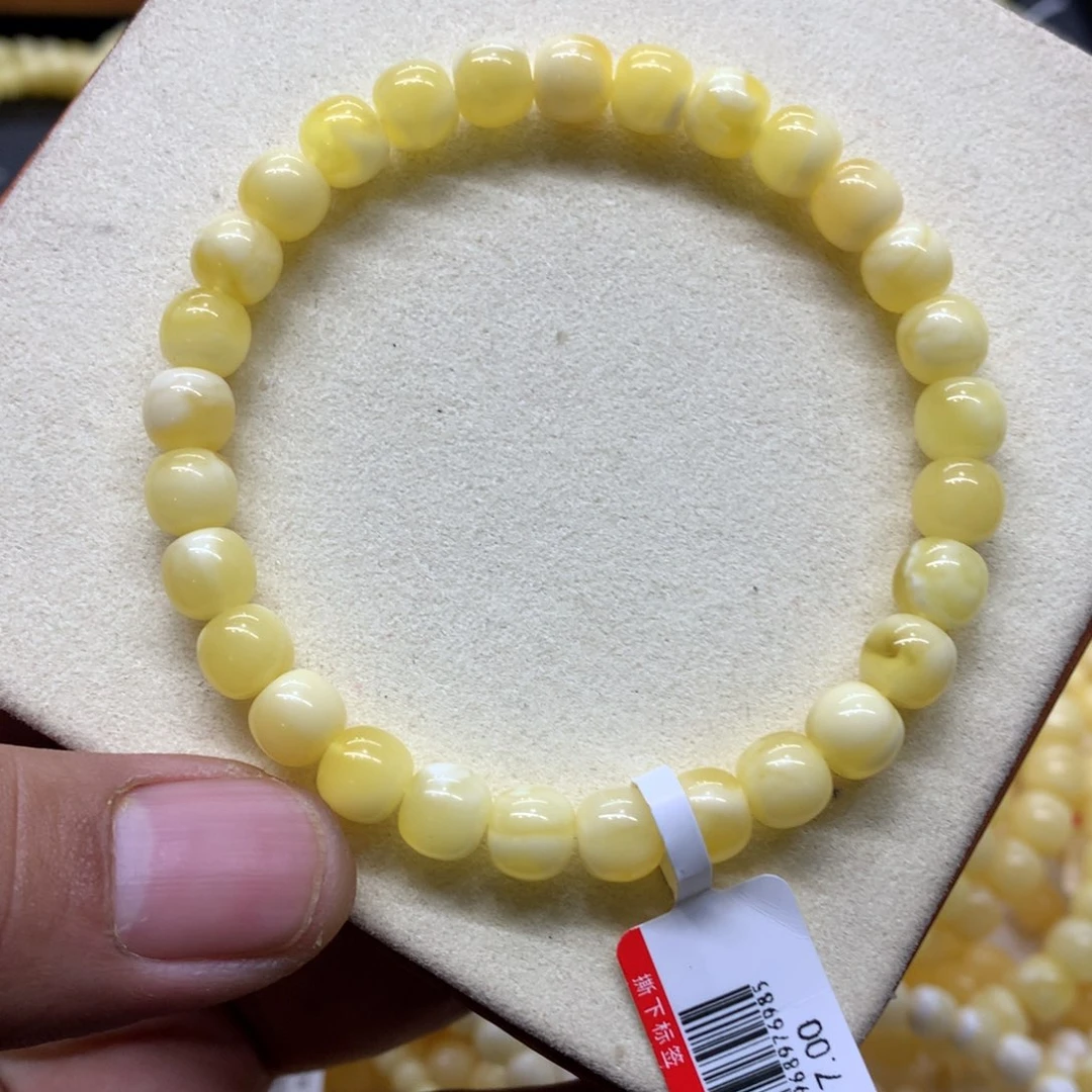 蜜蜡未镶嵌手链蜜蜡