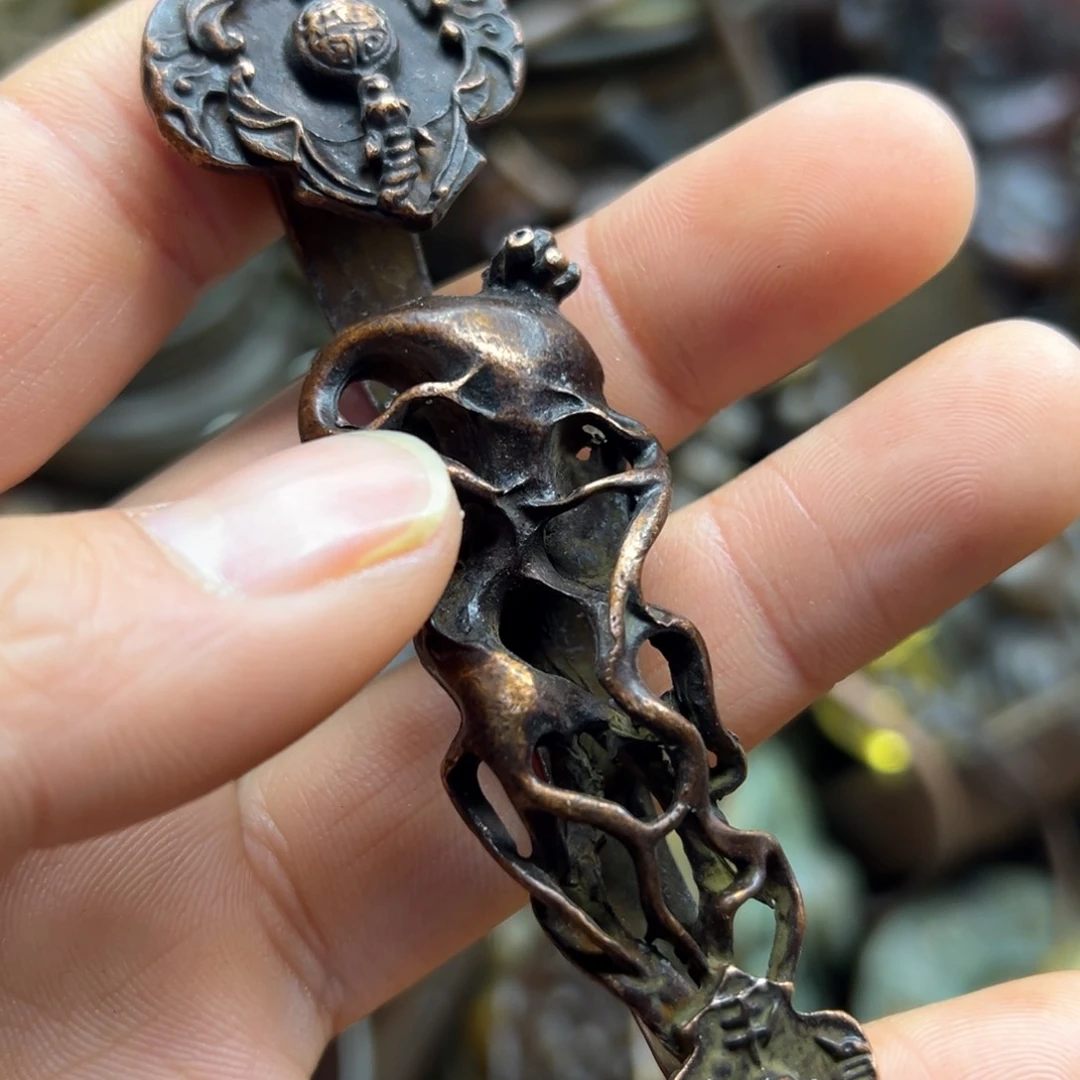 铜摆件欢迎欢迎你