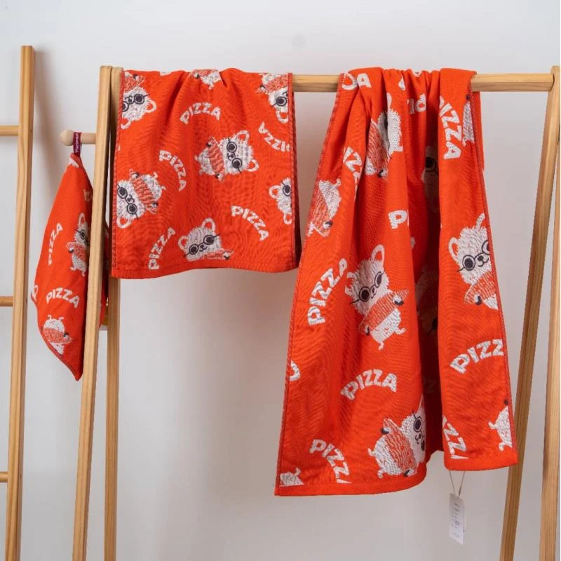 雅赞三层棉纱成人浴巾（洗澡   吸水  家用  柔软 透气 亲肤）