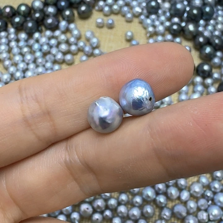 白***兔未镶嵌海水珍珠裸珠有瑕