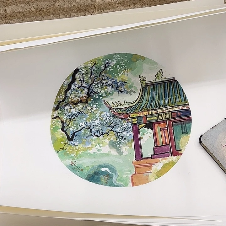 国画花鸟等多种鸟类和