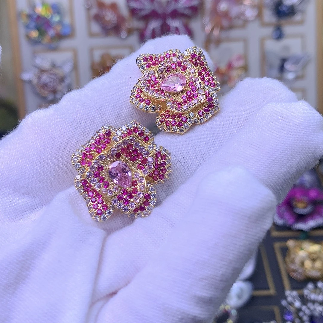 合成立方氧化锆铜刺马针2个