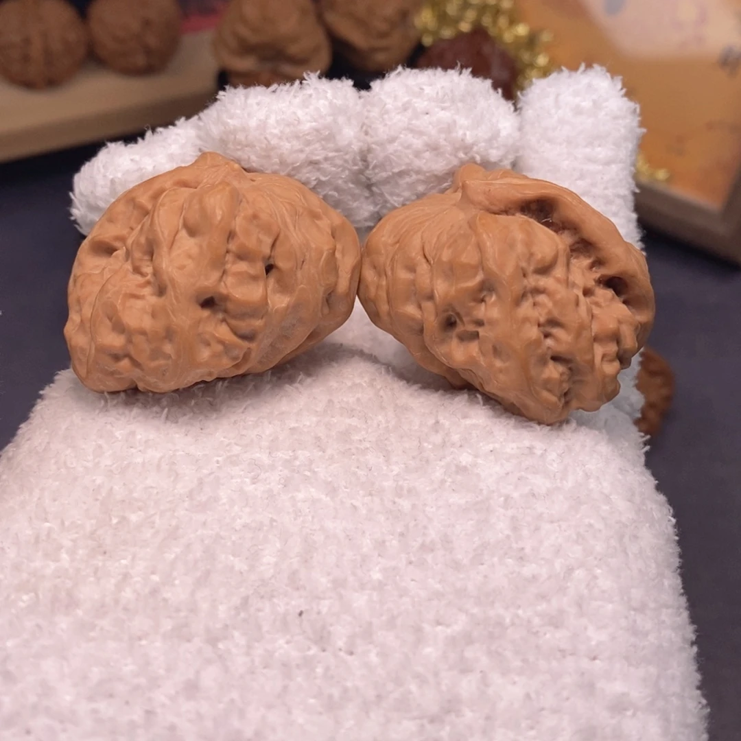 把件文玩核桃38尺蛤蟆头一帆风顺