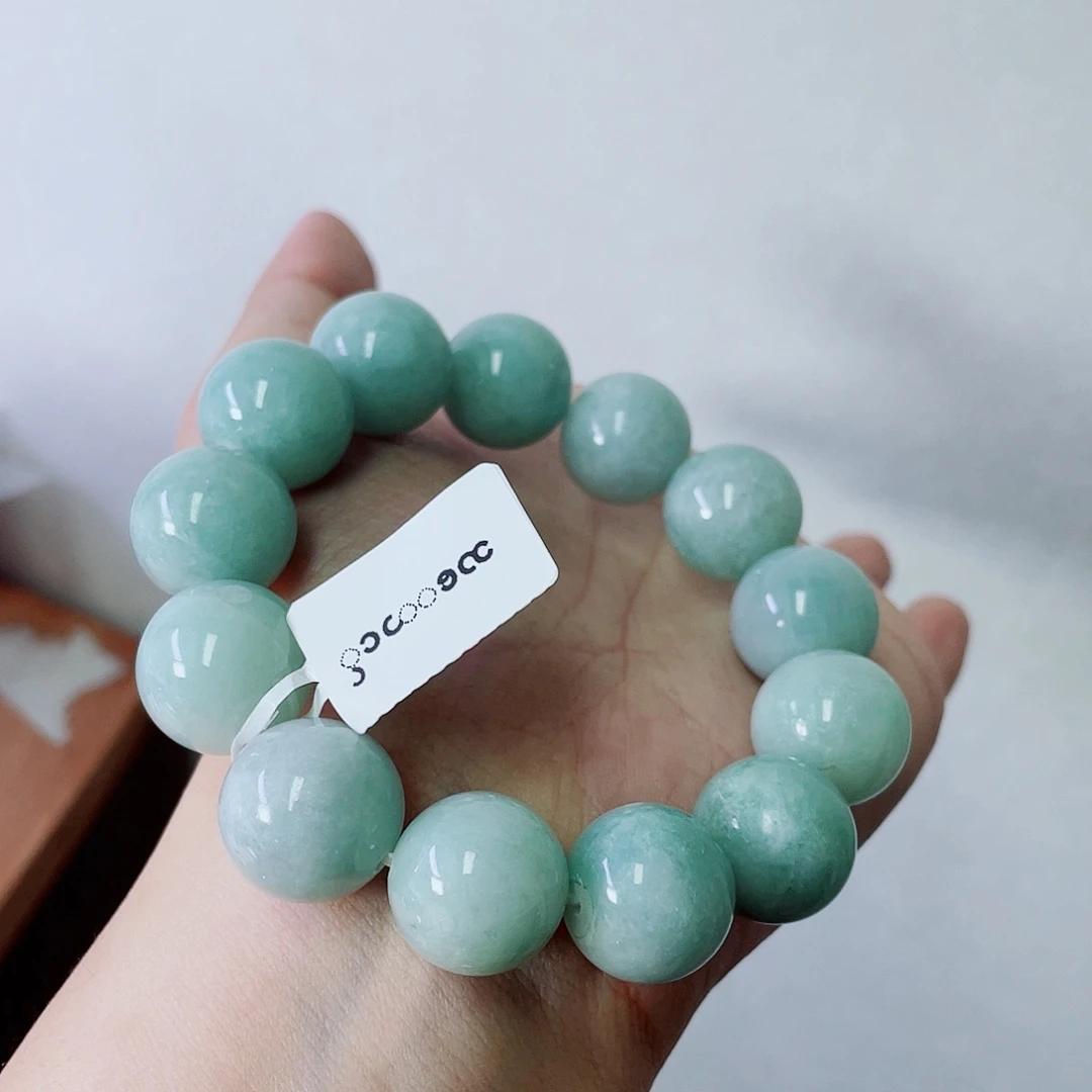 未镶嵌定制翡翠珠串