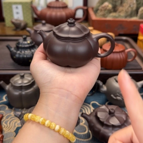 茶壶紫砂大渔海棠