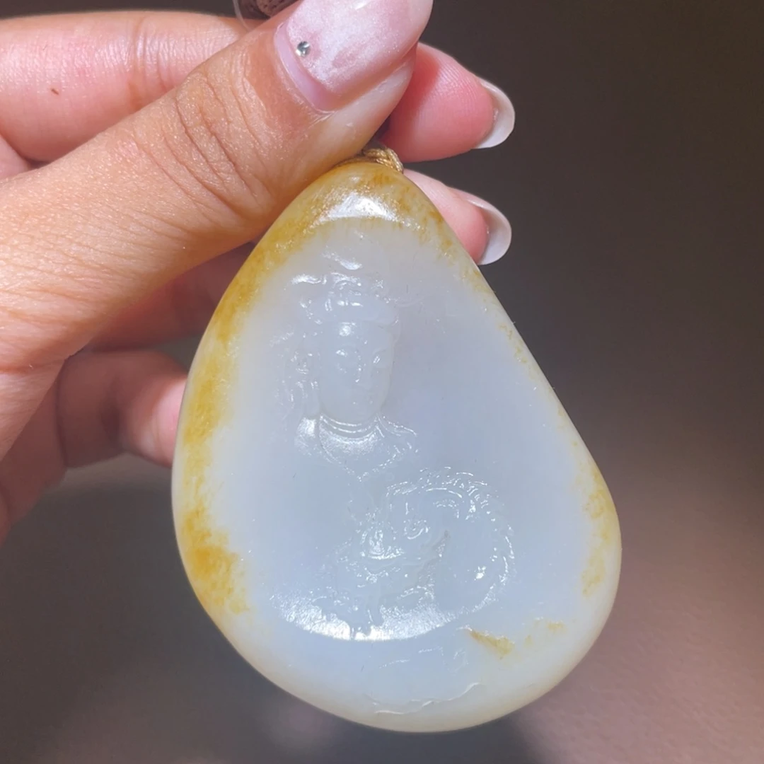 和田玉未镶嵌颈饰D2