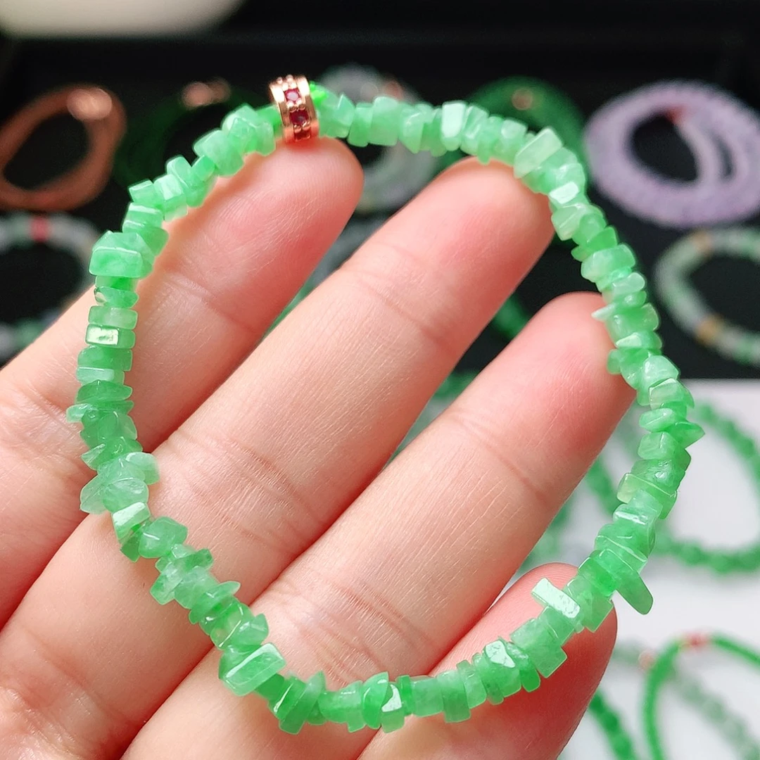 翡翠未镶嵌手链翡翠