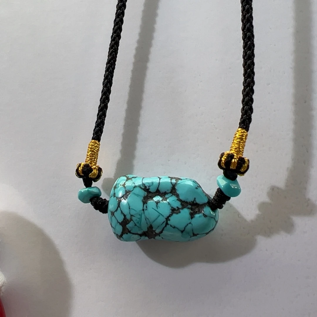 绿松石未镶嵌挂件