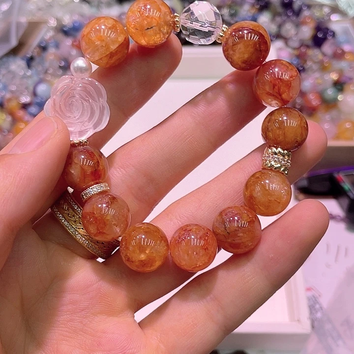 水晶手链未镶嵌24浇花