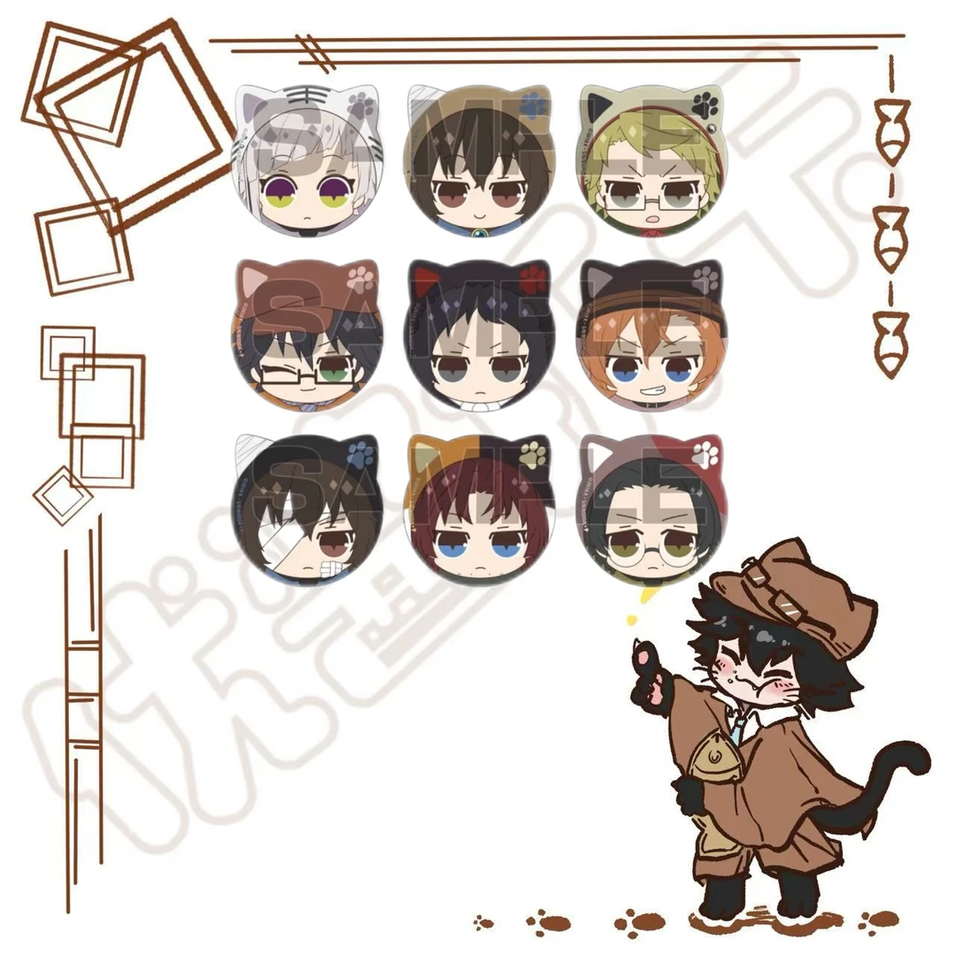 【文豪野犬】异形猫耳Q吧唧全9种·盲盒代拆