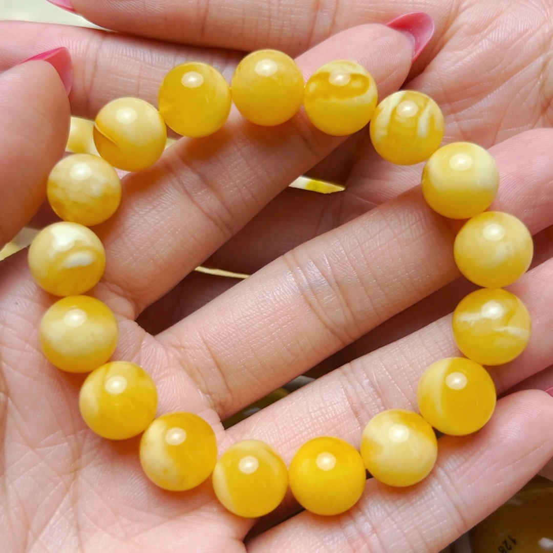 未镶嵌蜜蜡裸石11mm单圈 15.42g