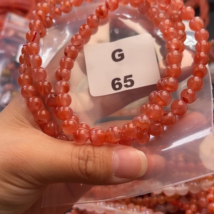 南红玛瑙未镶嵌多样性发货默认微瑕称重7mm