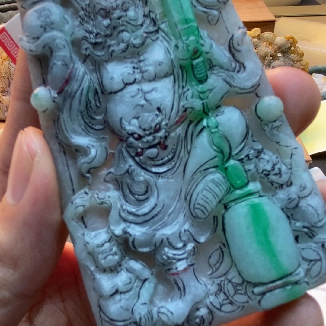 定制翡翠未镶嵌定制款钟馗