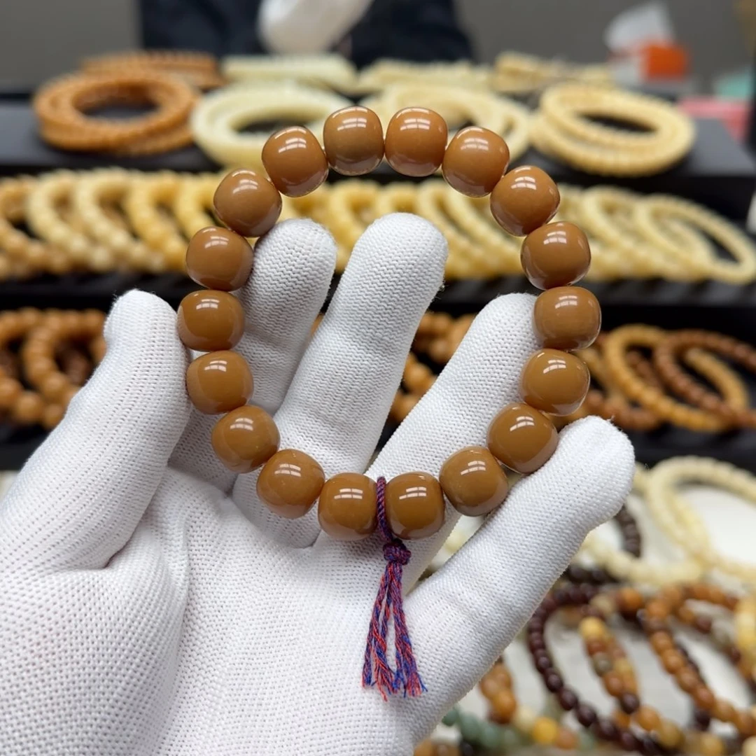 菩提根/象牙果手串12×13 11年 微瑕