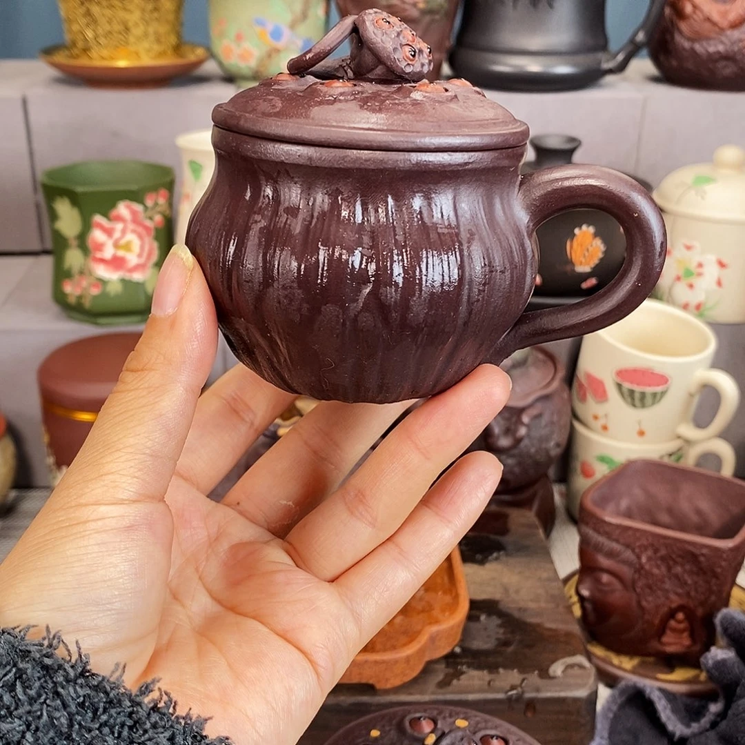 紫砂茶杯紫砂紫砂