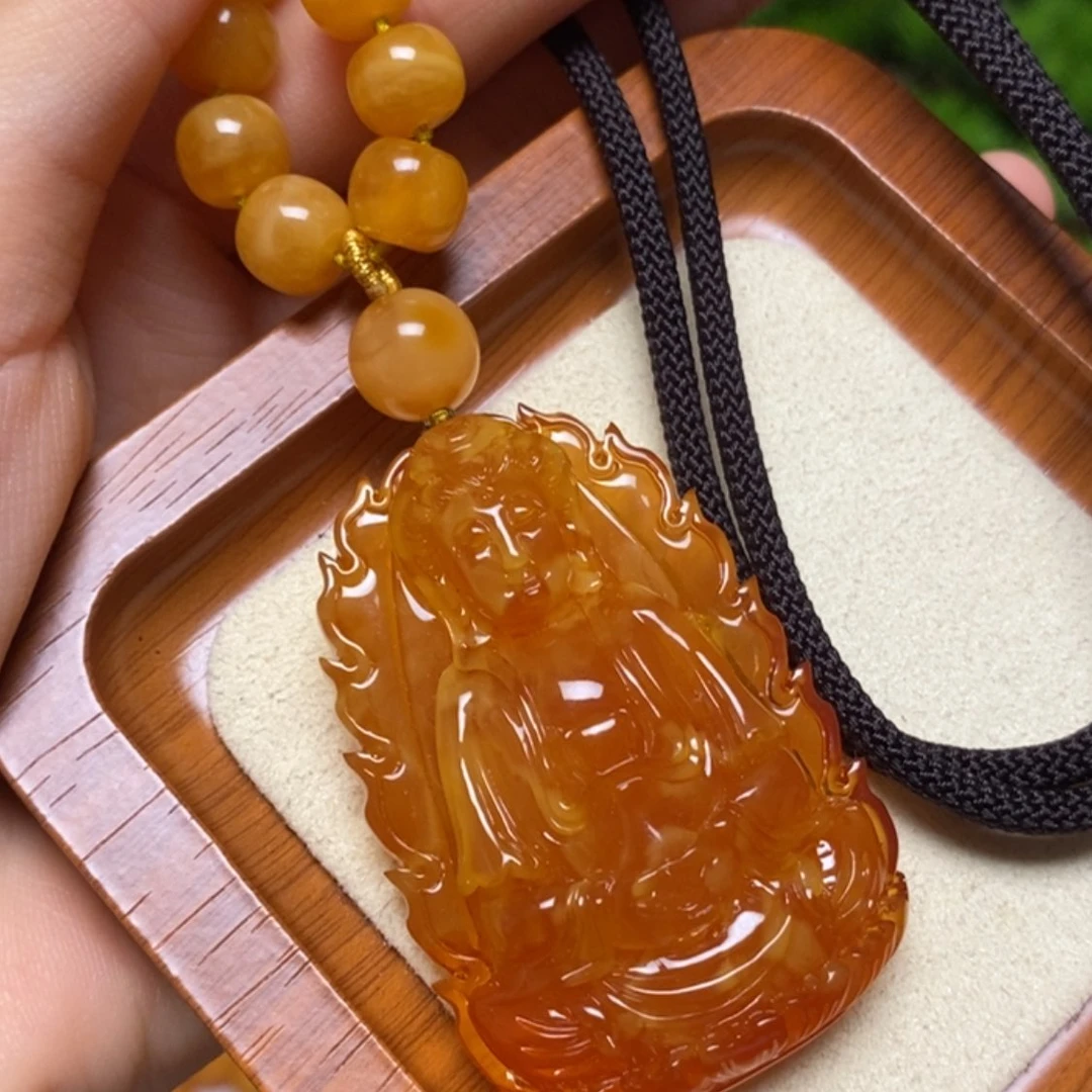 【闪购商品】蜜蜡颈饰未镶嵌项链