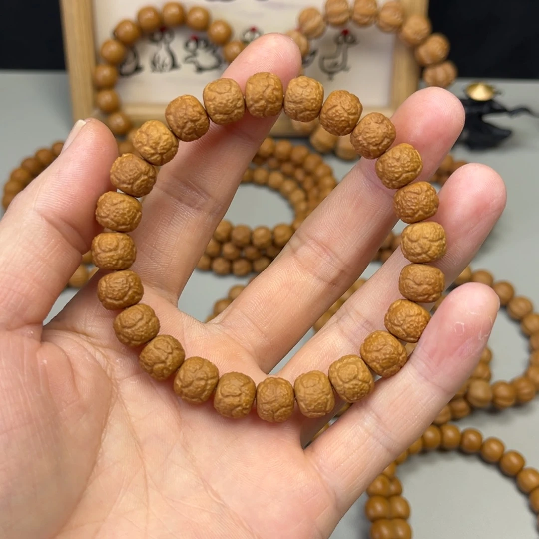 猴头核桃手串饕餮