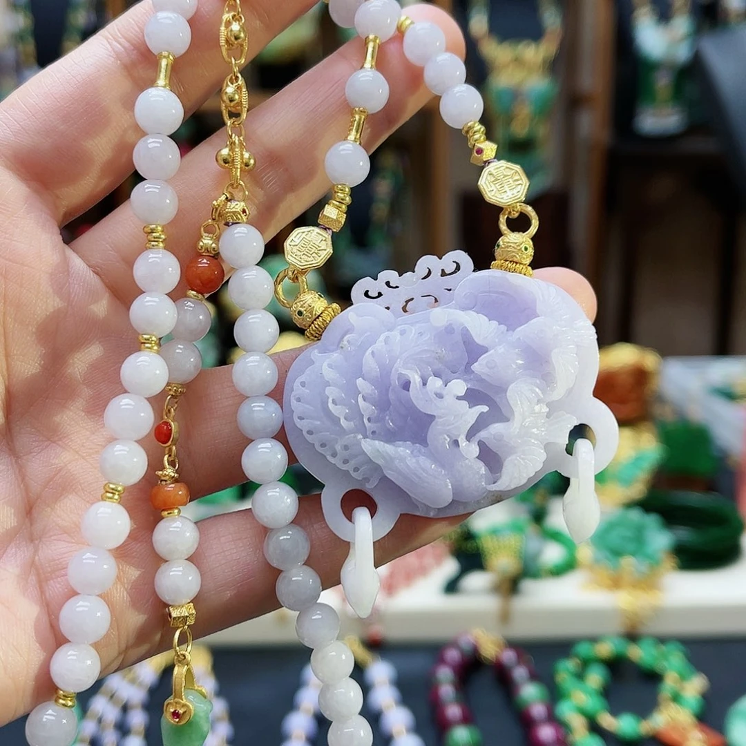 翡翠未镶嵌毛衣链48小时鉴赏期