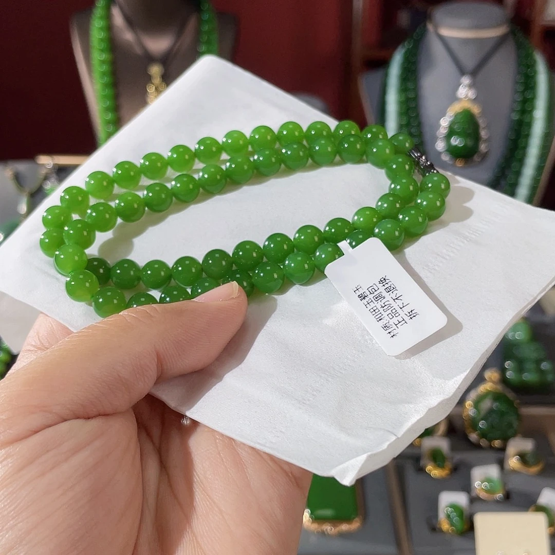 和田玉（碧玉）未镶嵌颈饰