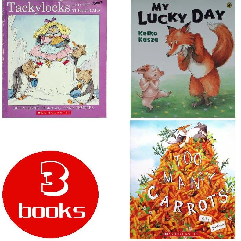 英文原版绘本3本93251029023