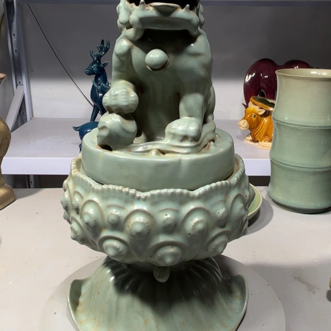 瓶明*汝窑瓷器品相完美