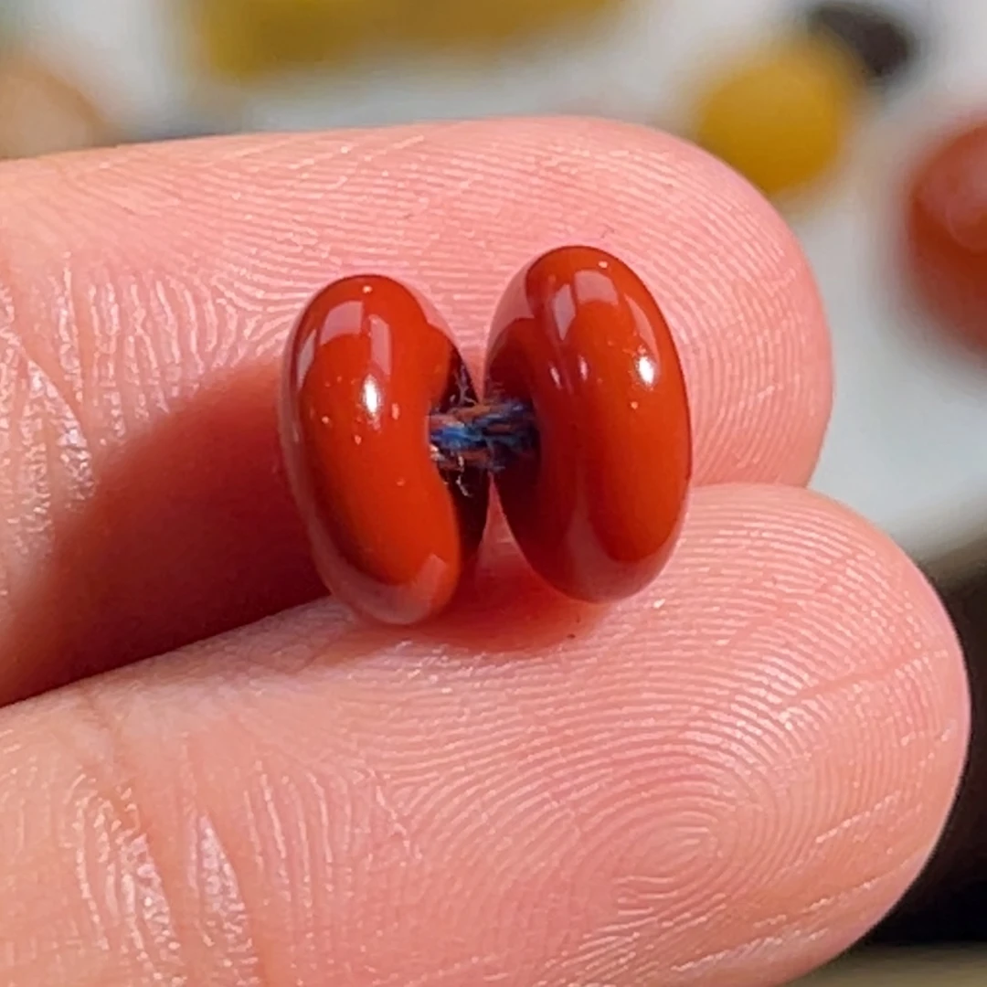 南红玛瑙未镶嵌老南红面包圈9mm