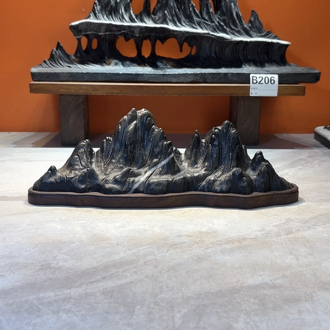 摆件联**告灵璧石奇石摆件