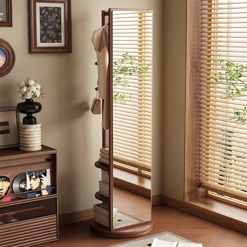 穿衣镜衣帽架落地新中式客厅家用简约简易北欧立式轻奢创意办公